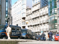 Entrada &aacute; autopista por Afonso XIII, esta terza en Vigo