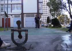 A Chave de Ferrolterra, con aspas, diferente da Compostel&aacute;