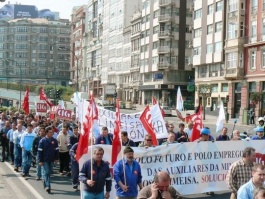 Manifestaci&oacute;n do pasado 11 de abril na Coru&ntilde;a