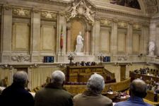 Unha imaxe da vella sala de plenos da Assemblea da Rep&uacute;blica