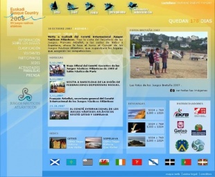 As tres naci&oacute;ns van participar en 2008 non Xogos N&aacute;uticos do Atl&aacute;ntico, en Getxo (Euskadi)