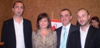 Albino Alonso, Carmen Calvo, Ra&uacute;l Franc&eacute;s e David P&eacute;rez