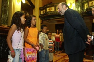 Recibimento na Coru&ntilde;a