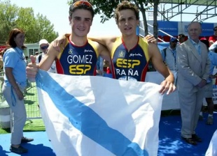 G&oacute;mez Noya e Ra&ntilde;a han loitar por subir ao podio