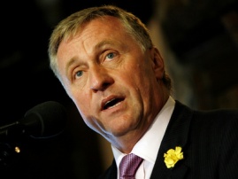 O primeiro ministro checo, Mirek Topol&aacute;nek