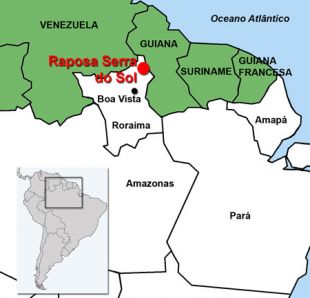 Situaci&oacute;n da Raposa Serra do Sol