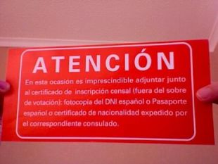 A XEC exixir&aacute; este anos a presentaci&oacute;n da documentaci&oacute;n para votar (clique para ampliar)