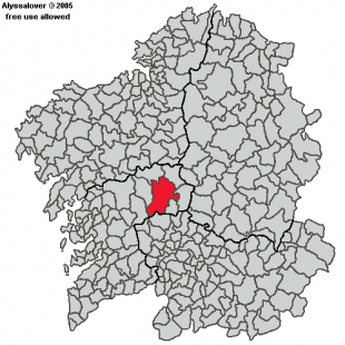 Situaci&oacute;n do Concello de Lal&iacute;n