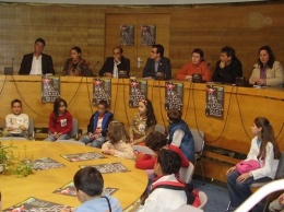 Presentaci&oacute;n do Correlingua 2007, esta corta en Compostela