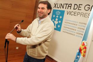 O BNG preparou unha conferencia de prensa para falar do debate, mais non ten a intenci&oacute;n de quedar &aacute; marxe / Na imaxe, o l&iacute;der do Bloque, Anxo Quintana