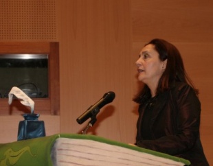 Mar&iacute;a Xes&uacute;s L&oacute;pez Escudeiro no Sal&oacute;n do Libro de Pontevedra