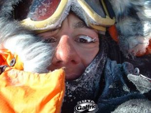 Lago, soportando temperaturas de 50 graos baixo cero na Ant&aacute;rtida