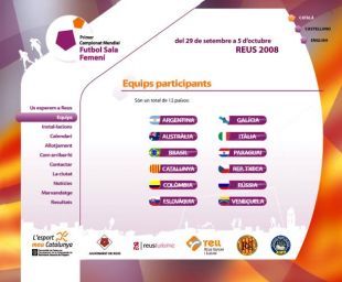 A listaxe dos 12 pa&iacute;ses participantes