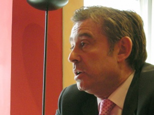 Barreiro, nunha visita &aacute; redacci&oacute;n de Vieiros