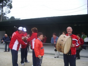 Momento da aparici&oacute;n das gaitas italo-galegas