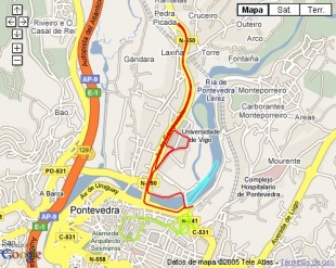 O circu&iacute;to da proba (ol&iacute;mpico). Se clicas nel, aumenta