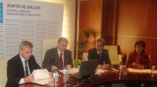 Unha imaxe da presentaci&oacute;n da cobertura da banda larga en Galiza