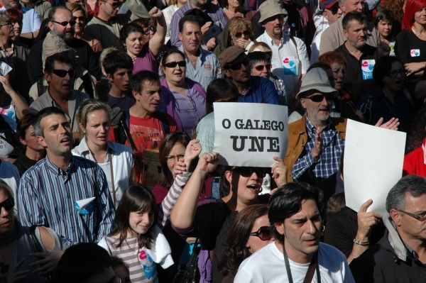 Manifestaci&oacute;n Queremos Galego
