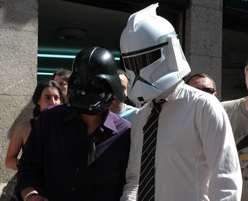 Tropas gal&aacute;cticas invaden Compostela