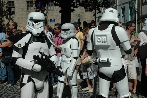Tropas gal&aacute;cticas invaden Compostela