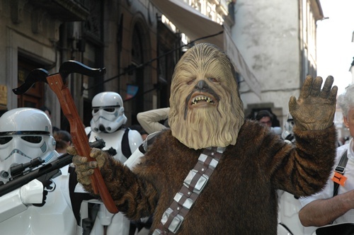 Tropas gal&aacute;cticas invaden Compostela