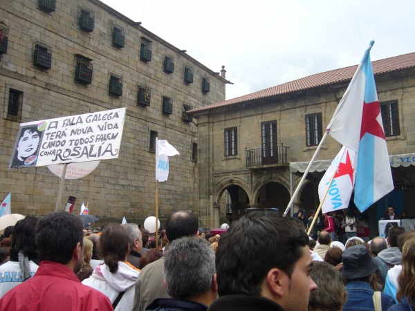 A manifestaci&oacute;n, na Quintana