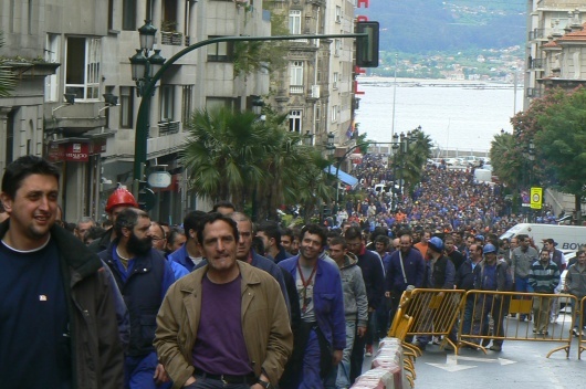 Mobilizaci&oacute;n do sector do metal