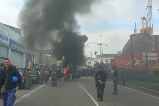 Mobilizaci&oacute;n do sector do metal