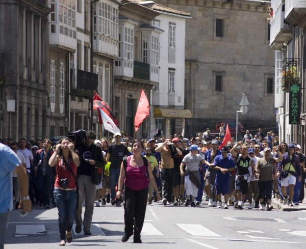 Mobilizaci&oacute;n en Compostela